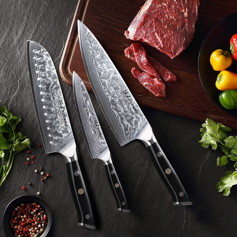 Chef Knife Super Sharp Santoku Utility Knife- Hut Knives™