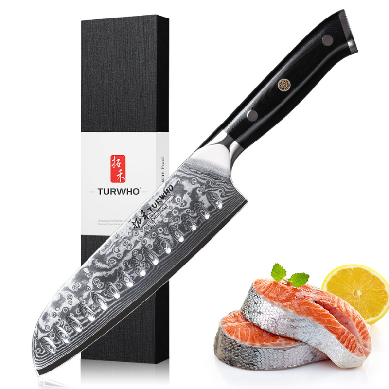 Chef Knife Super Sharp Santoku Utility Knife- Hut Knives™