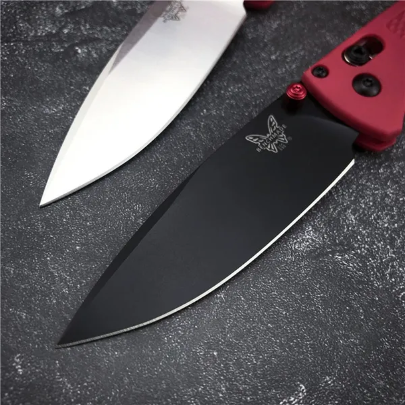 Benchmade Bugout 535 Camping Outdoor Tool Red Handle - Hut Knives™