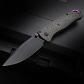 BM 560BK Carbon Fiber Handle  Folding Knife 535 Outdoor Camping Fishing Tool - Hut Knives™