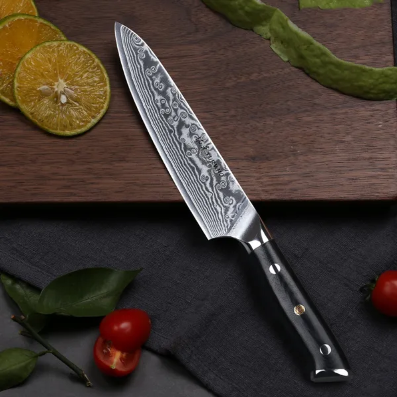 TURWHO Professional Utility Tool,5-inch Fruit Paring Knife 67 Layers Damascus Steel Professional Utility -Hut Knives™