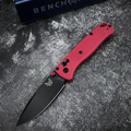 Benchmade Bugout 535 Camping Outdoor Tool Red Handle - Hut Knives™