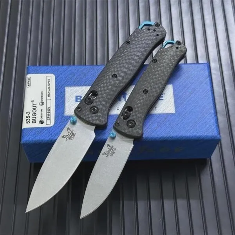 Benchmade Carbon Fiber Handles 535-3 MINITool 535CF For Outdoor Hunting -Hut Knives™