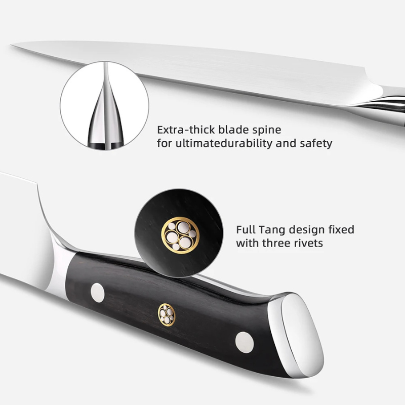 Kitchen Chef Knife 8" German Stainless Steel - Hut Knives™