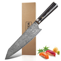 Kitchen Knife 67 Layers Damascus Steel - Hut Knives™