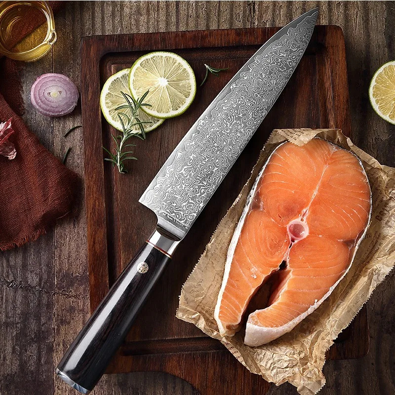 Kitchen Knife 67 Layers Damascus Steel - Hut Knives™