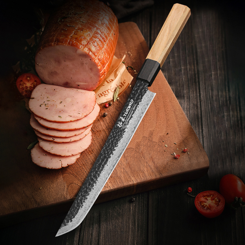 TURWHO 10.5 Kitchen Knife Japanese Damascus Steel -Hut Knives™