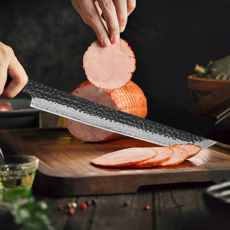 TURWHO 10.5 Kitchen Knife Japanese Damascus Steel -Hut Knives™